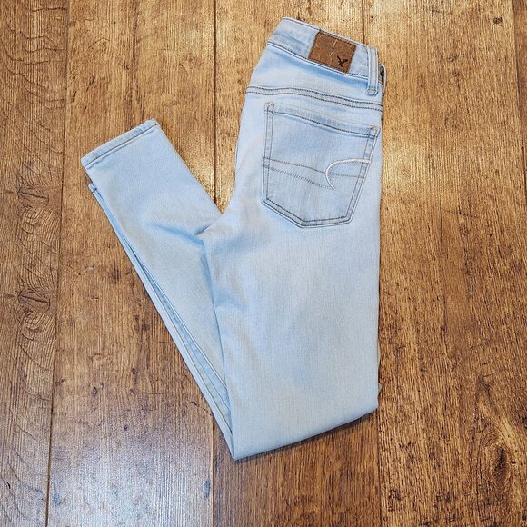 AMERICAN EAGLE Super Stretch Jegging Jeans - Sz 0 - Picture 3 of 6